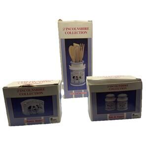 Lincolnshire Collection Vintage Cow Kitchen Set